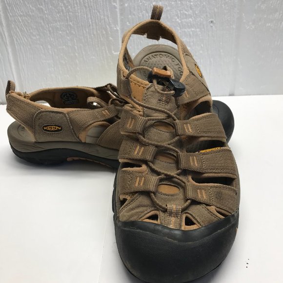 Keen Newport H2 Mens 15 Brown Leather Hiking Trail Water Beach Sandals Shoes Keen Men main image 2